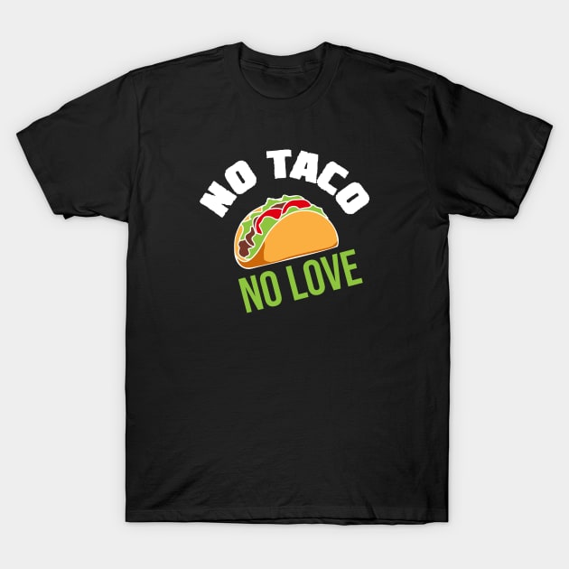 No Love No Tacos T-Shirt by Rundown